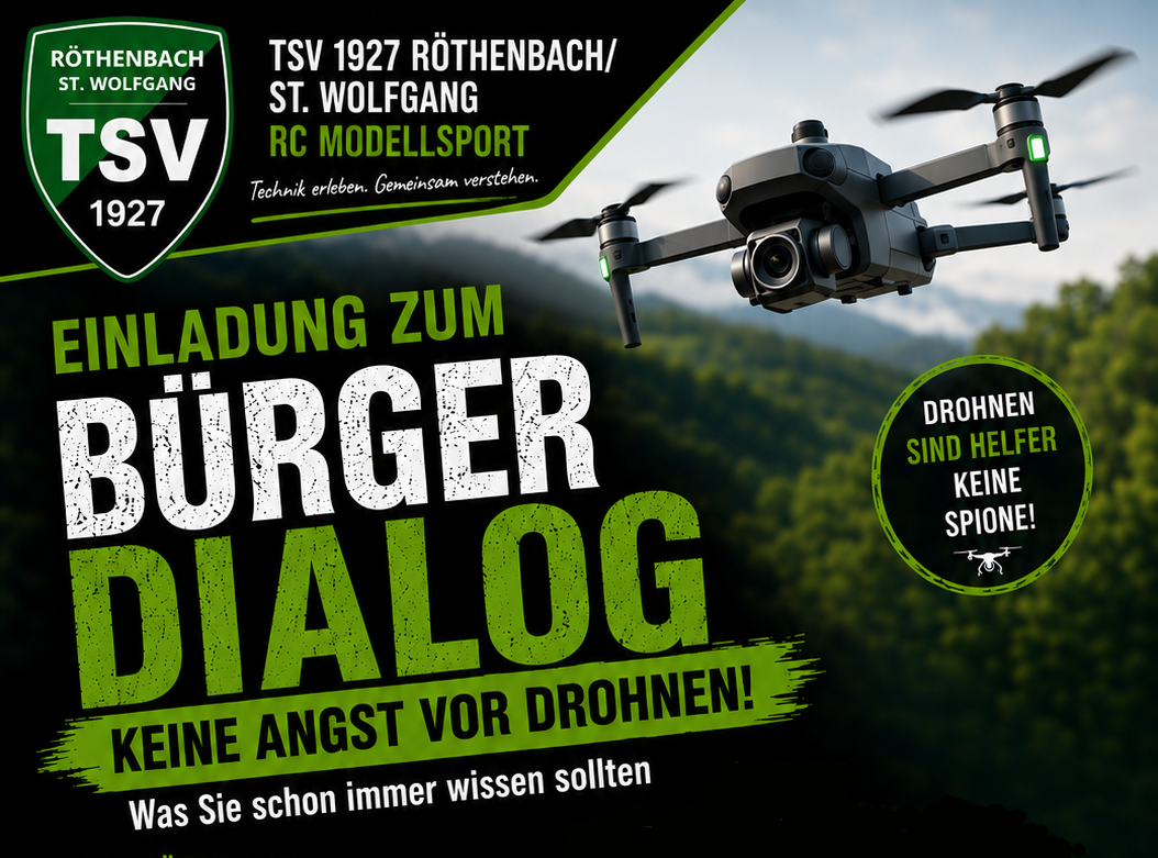 Einladung zum Bürger-Dialog "Keine Angst vor Drohnen!"