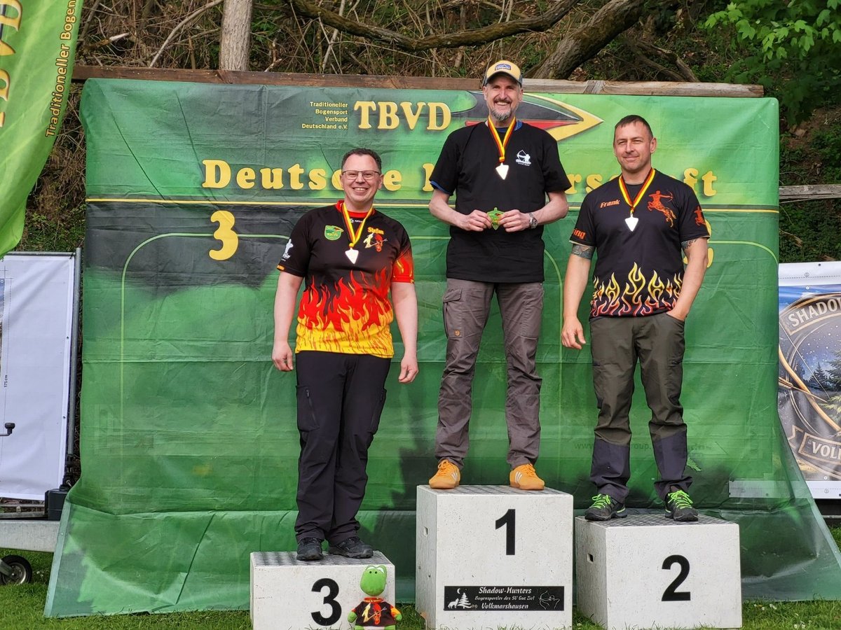 Siegerehrung Einzel beim DM Jagd 2026: Heinz Ullmann als Deutscher Meister